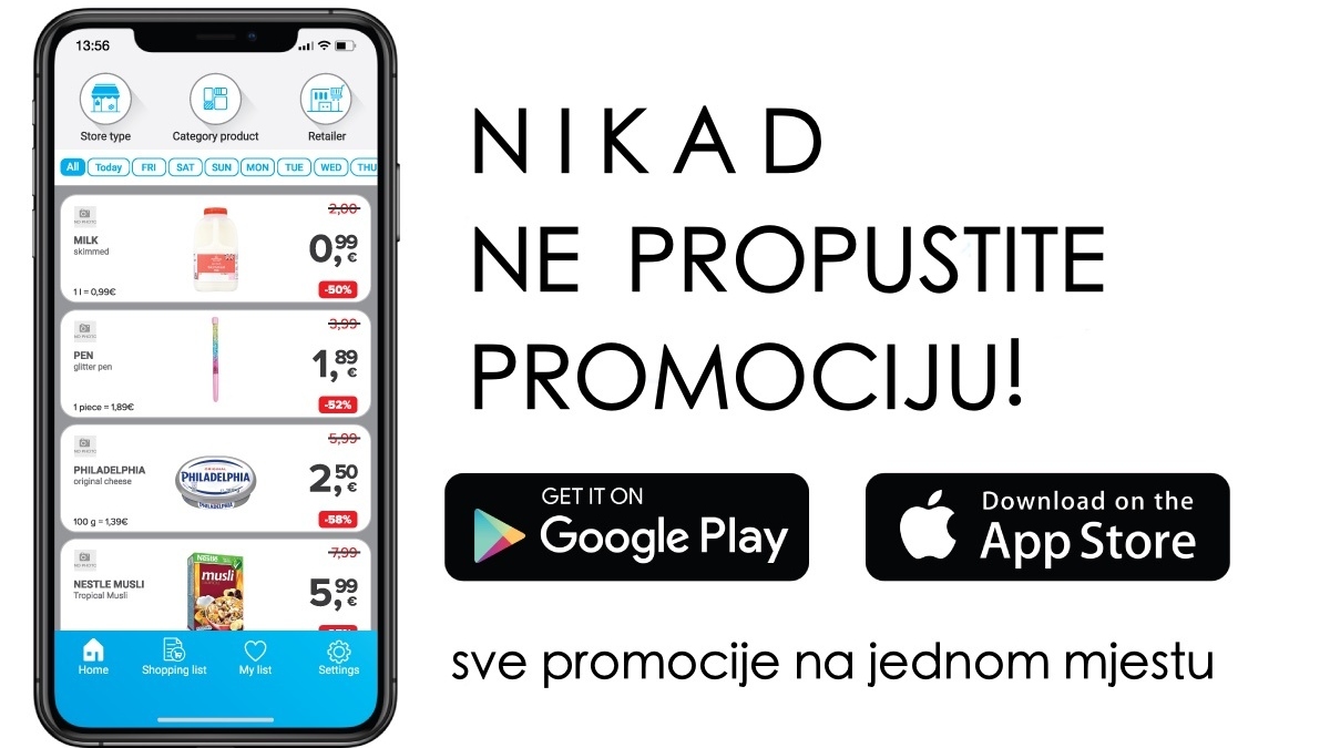 Sve promocije na jednom mjestu – mobilna aplikacija „33%“ od sada dostupna u Hrvatskoj